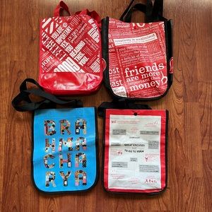 Set of 4 Lululemon Reusable Bags
